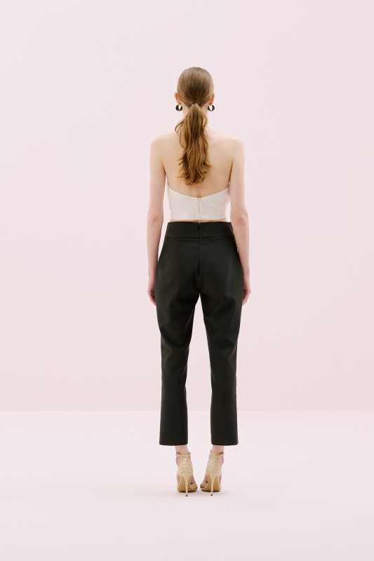 Aksesuar Detaylı Pantolon Siyah - 2