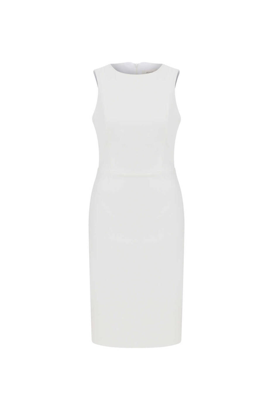  Arkası Cut Out Detaylı Midi Elbise Ekru - 4