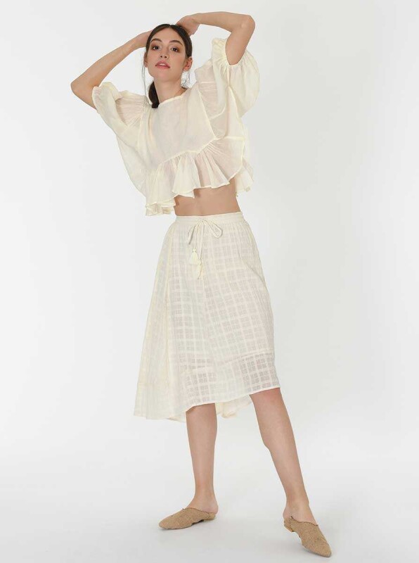 Asimetrik Etek Standart Renk - 3