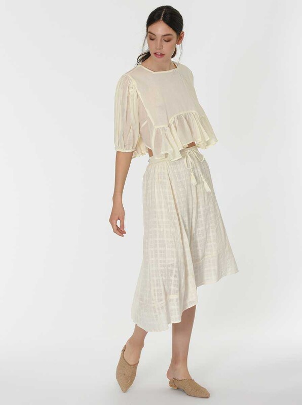 Asimetrik Etek Standart Renk - 4