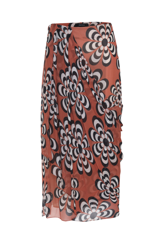 Asimetrik Midi Boy Etek Standart Renk - 4