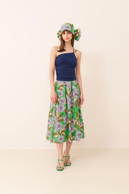 Strappy Blouse Navy - 4