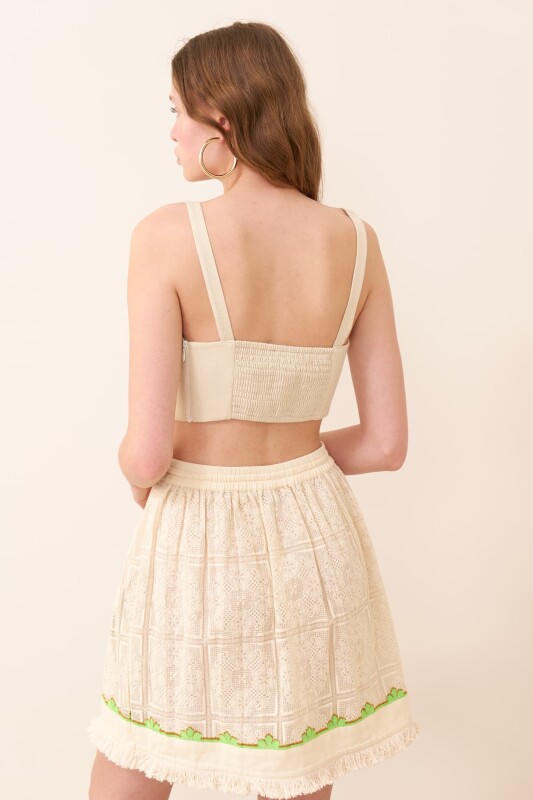 Strappy Bustier Natural - Roman (1)
