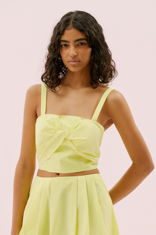 Askılı Tafta Büstiyer Sarı - 3