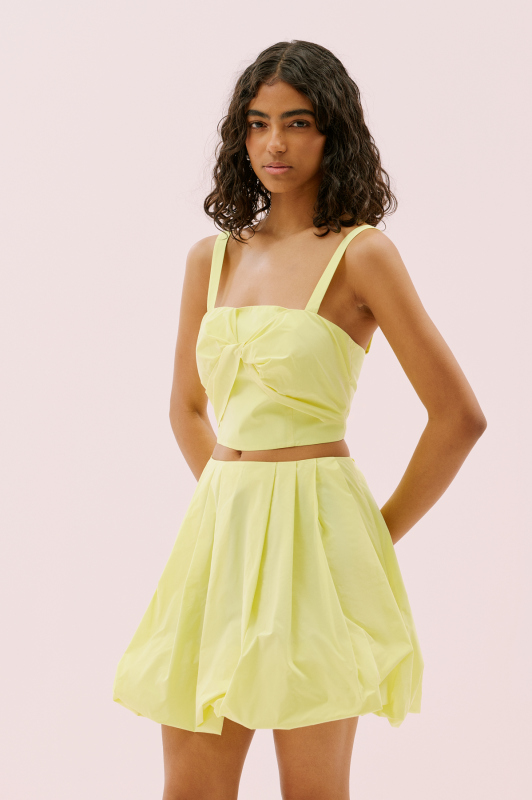 Askılı Tafta Büstiyer Sarı - 1