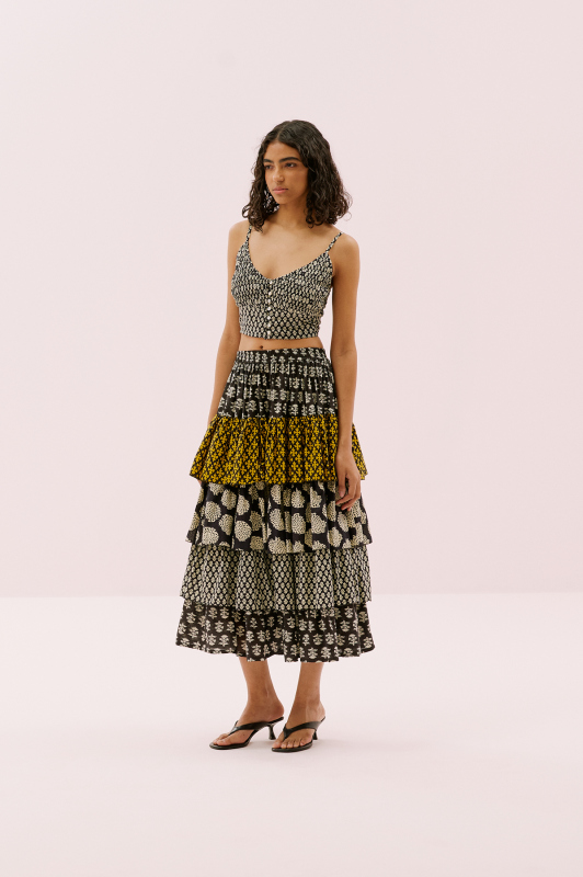 Asklılı Düğme Detaylı Büstiyer Standart Renk - 3