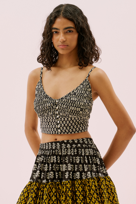 Asklılı Düğme Detaylı Büstiyer Standart Renk - 1