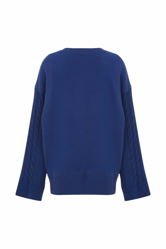  Baskılı Kadın Sweatshırt Standart Renk - 5