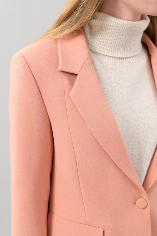 Belden Oturtmalı Tek Düğmeli Yün Ceket Y.Ağzı - 4