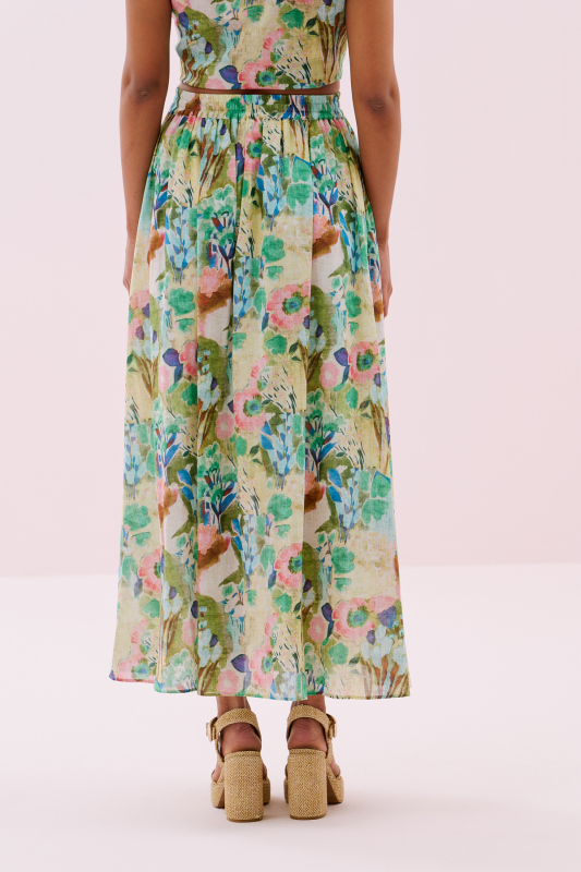 Beli Cepli Pilili Maksi Boy Keten Etek Standart Renk - 3