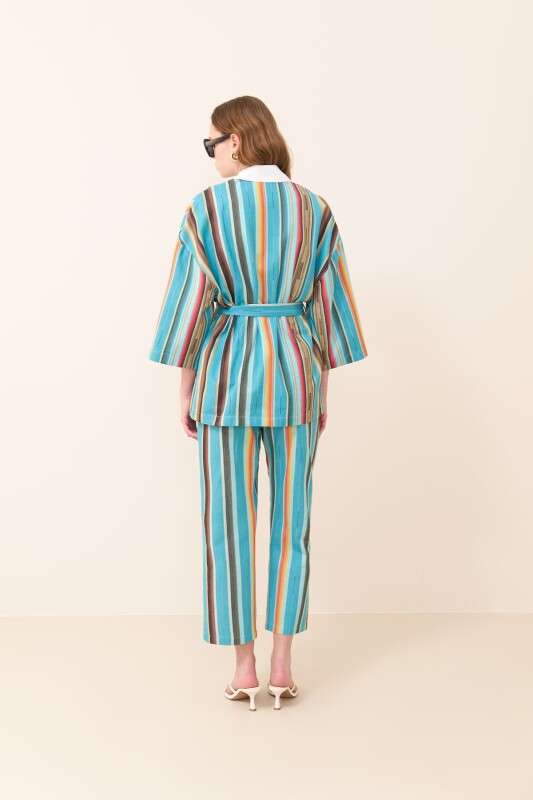 Beli Kuşaklı Kimono Standart Renk - Roman (1)