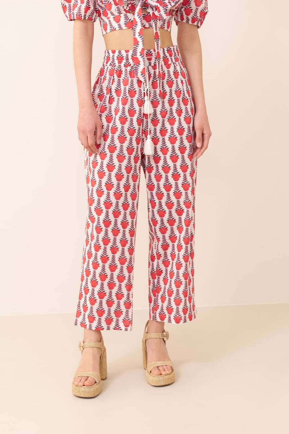 Beli Lastikli Pantolon Standart Renk - 3