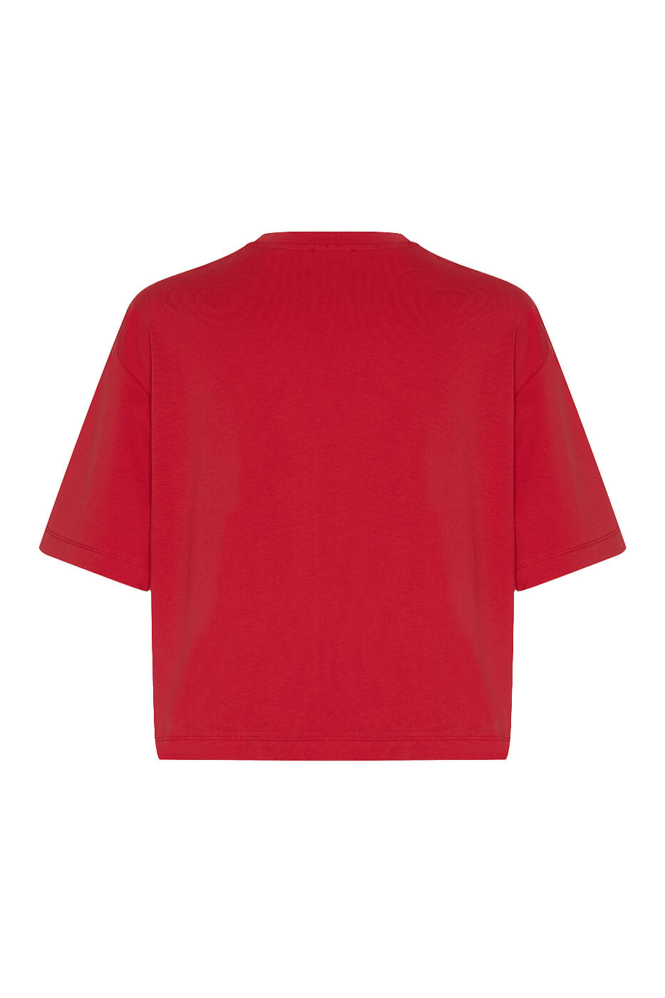 Bisiklet Yaka T-Shirt Kırmızı - 4