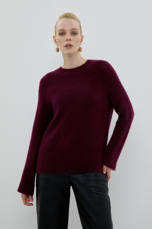 Bisiklet Yaka Triko Berry - 1