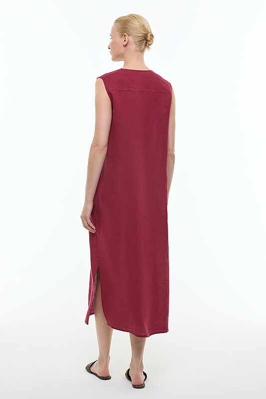 Gömlek Elbise Bordo - Roman (1)