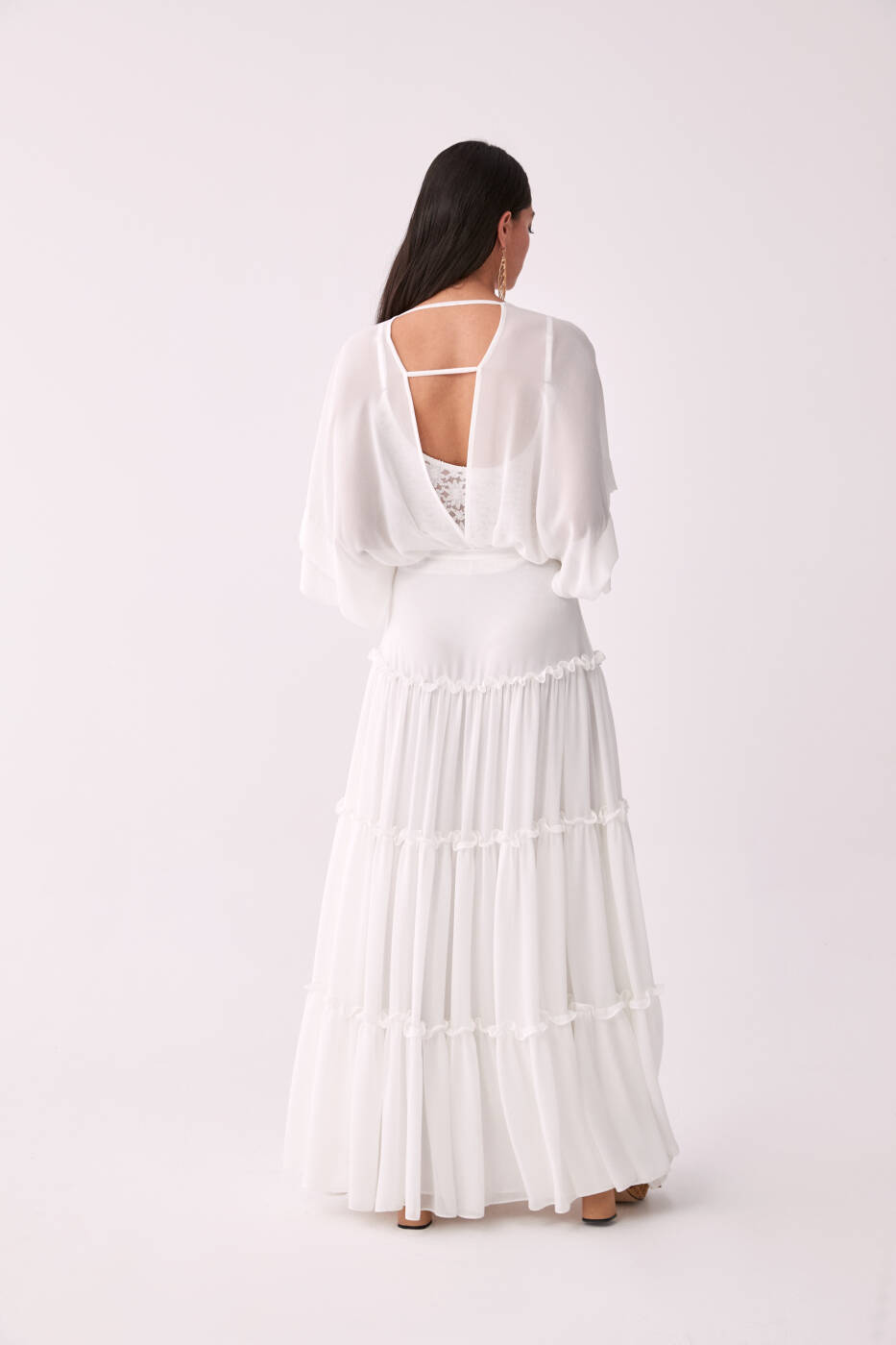 Büstiyerli Nikah Elbisesi Kemik - 2