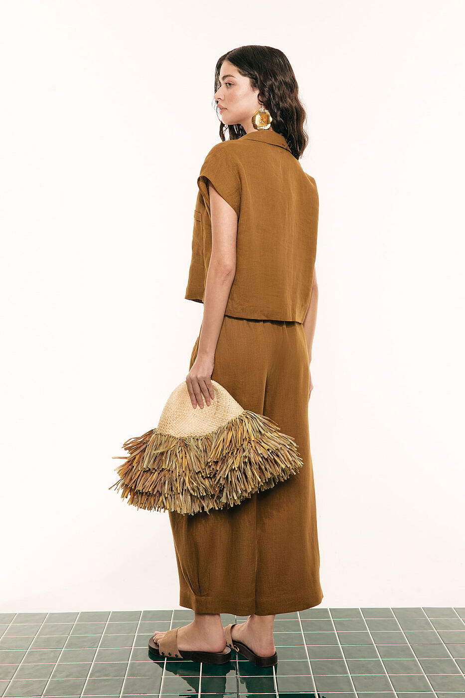 Cep Detaylı Pantolon Olive - 2