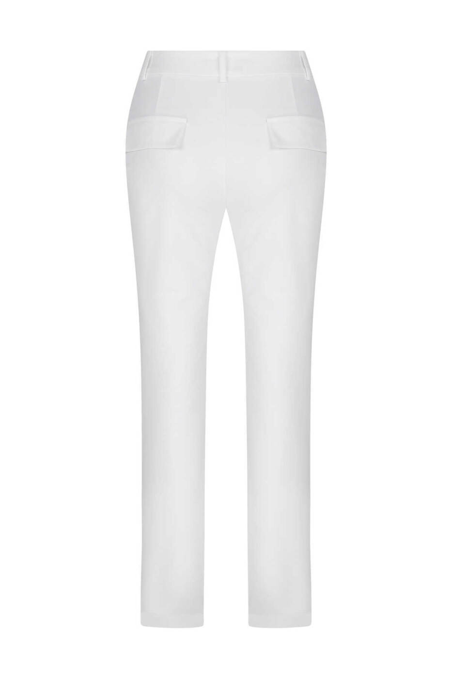 Cepli Kadın Pantolon Beyaz - 5