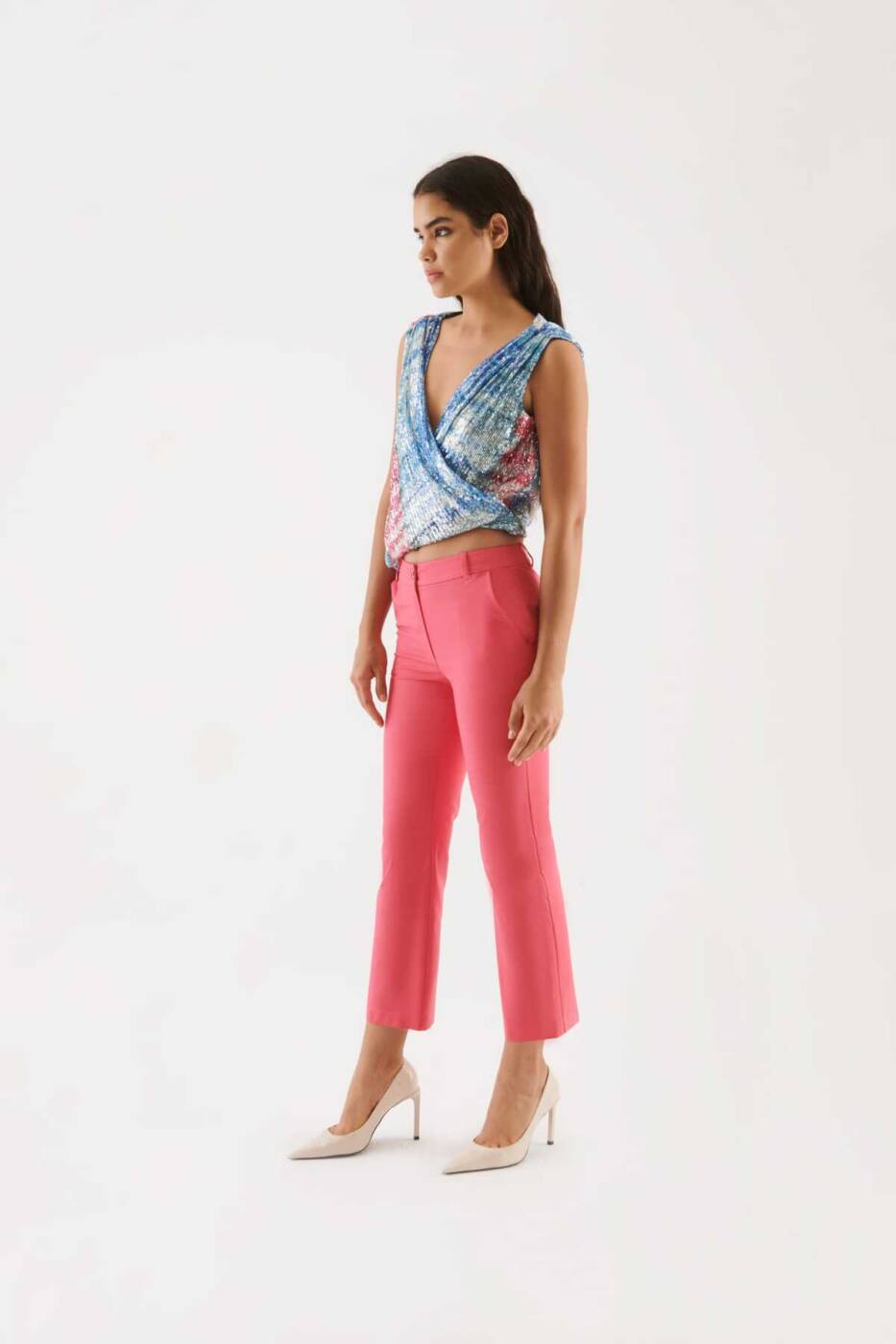 Cepli Kadın Pantolon Pembe - 3