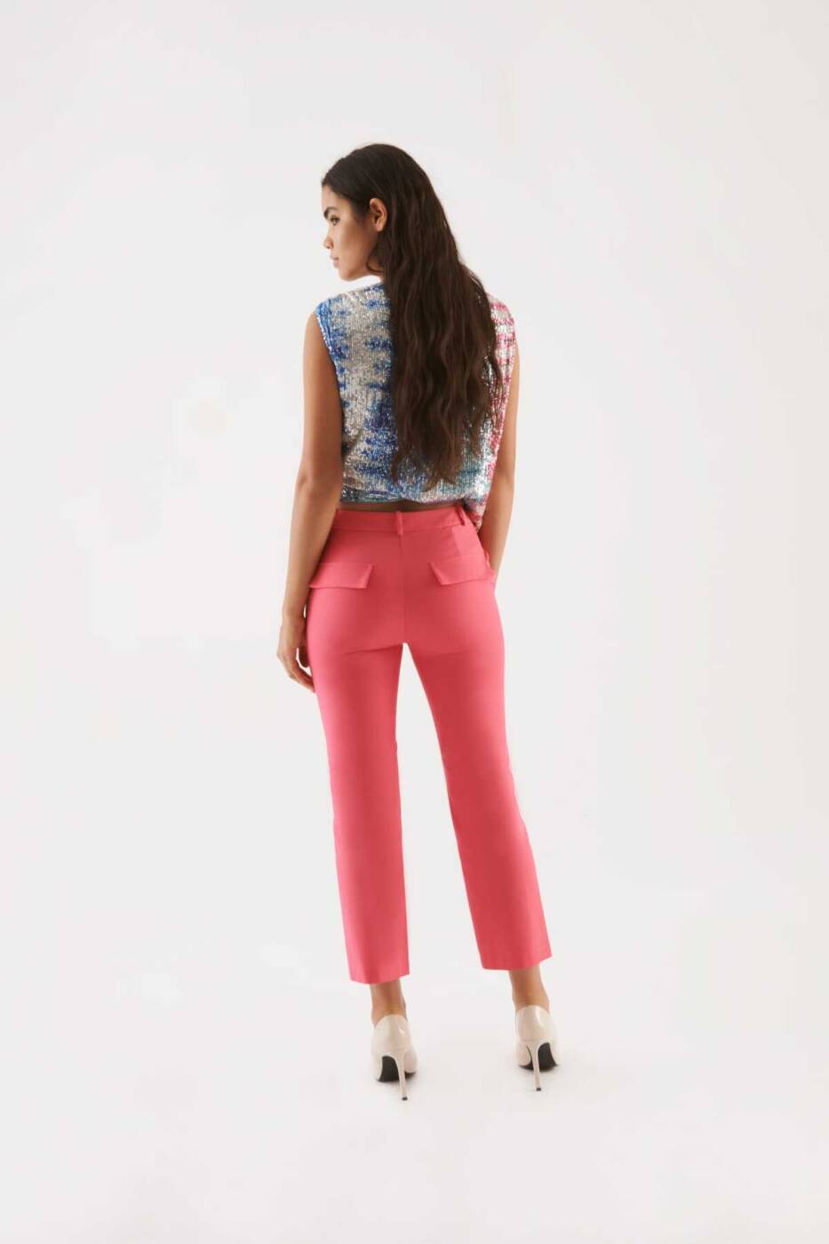 Cepli Kadın Pantolon Pembe - 2
