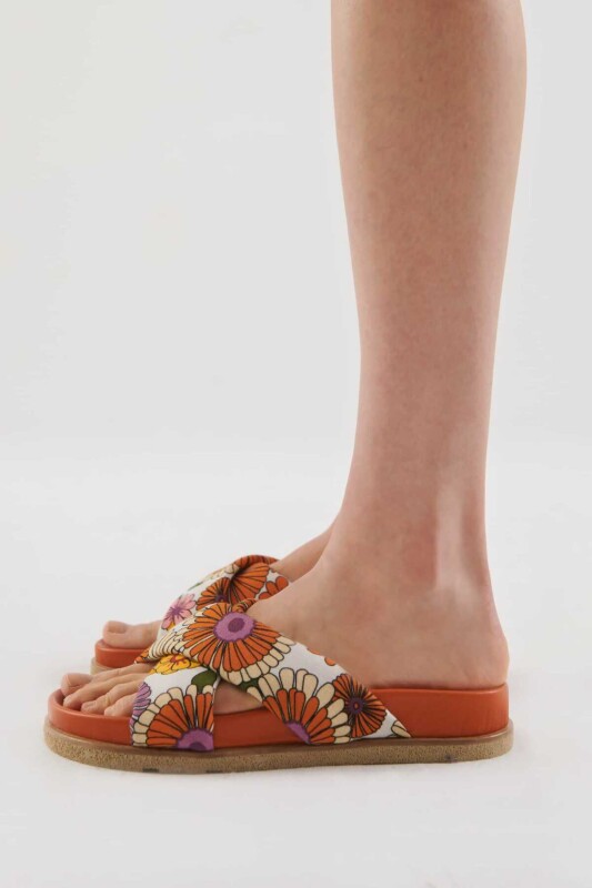 Flower Patterned Slippers Original - 2