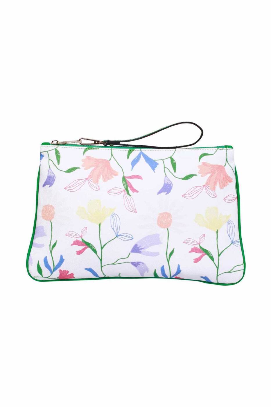 Çiçekli Clutch Çanta Standart Renk - 4