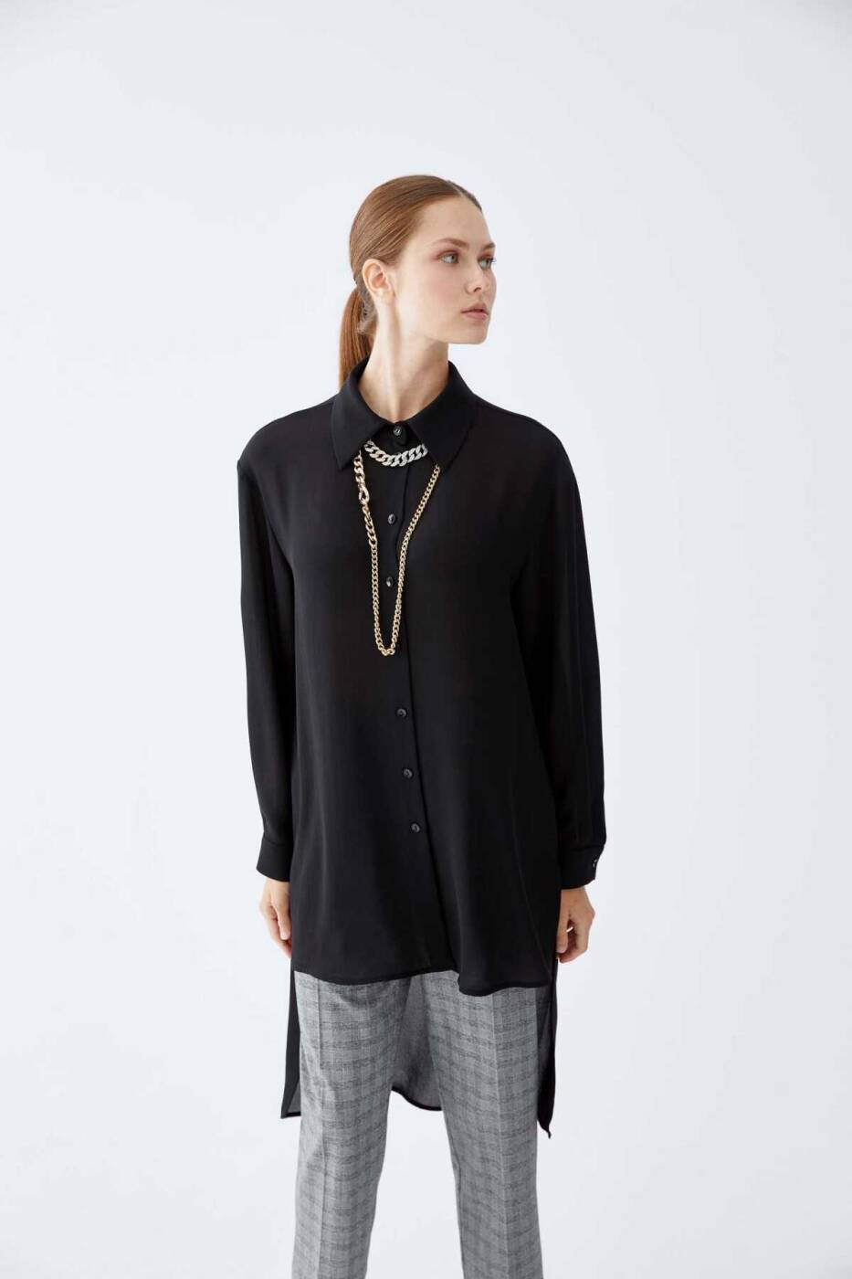  Crepe Tunik Siyah - 2