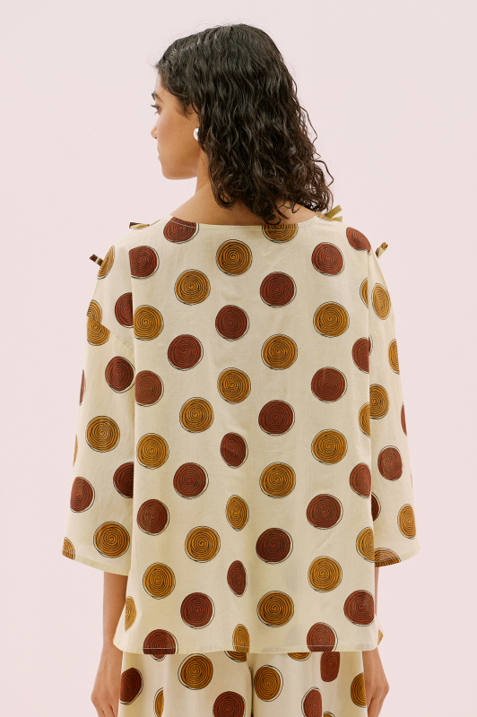 Cut Out Omuz Detaylı Bluz Standart Renk - 2