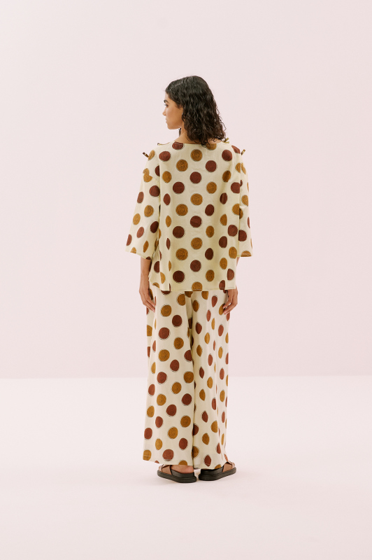 Cut Out Omuz Detaylı Bluz Standart Renk - 4