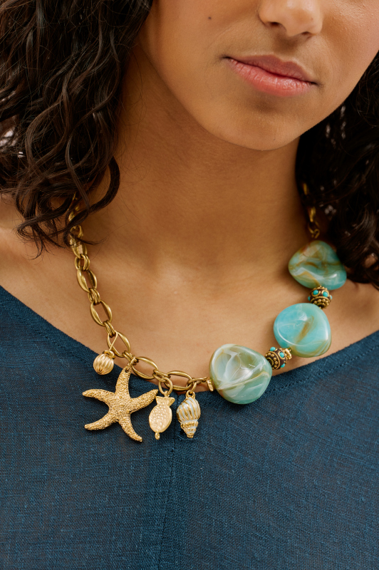 Deniz Yıldızı Kolye Standart Renk - Roman (1)