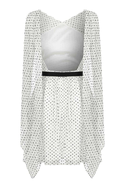 Desenli Abiye Elbise Standart Renk - 5