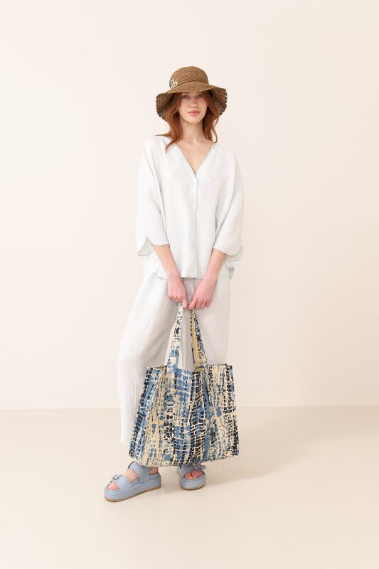 Desenli Çanta Standart Renk - Roman (1)