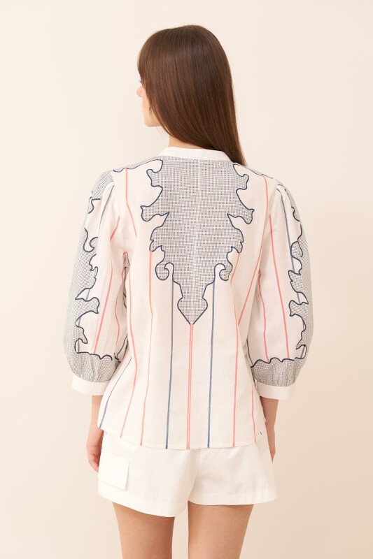 Desenli Gömlek Standart Renk - Roman (1)