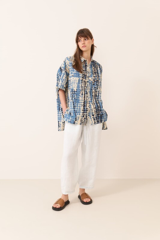 Desenli Gömlek Standart Renk - 3