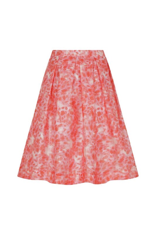 Desenli Uzun Etek Standart Renk - 2