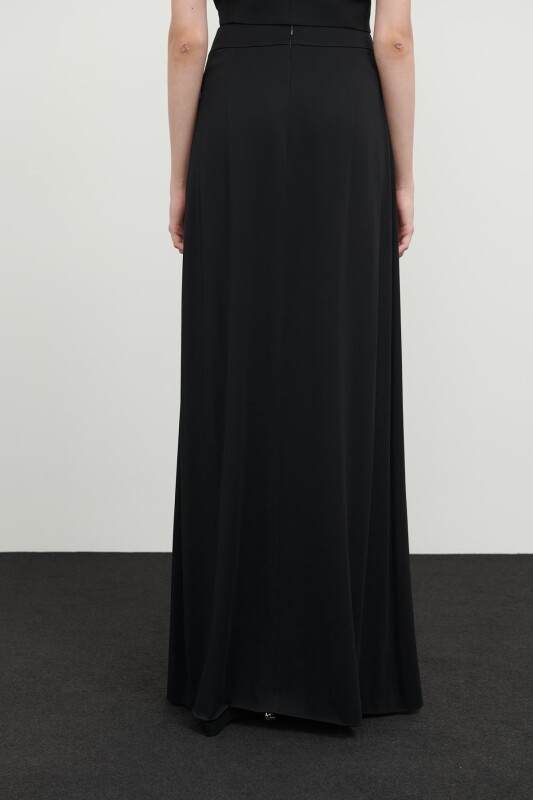 Crep Viscon A Pile Maxi Etek Siyah - Roman (1)