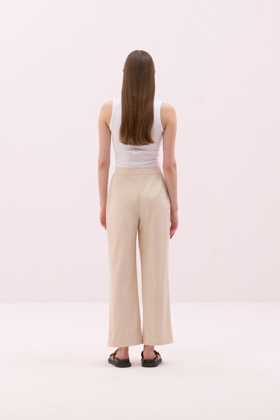Duble Paça Pantolon Bej - 2