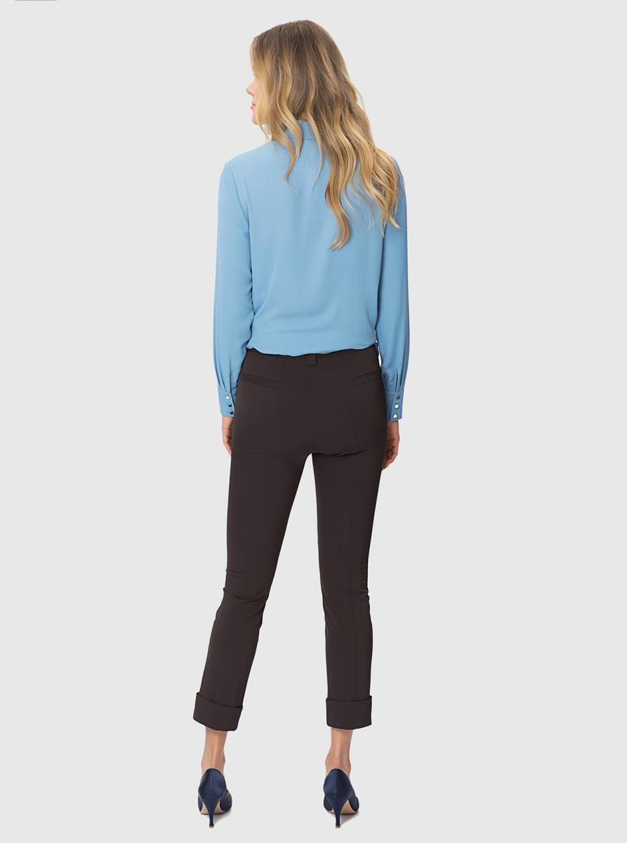  Duble Paça Pantolon Kahve - 2