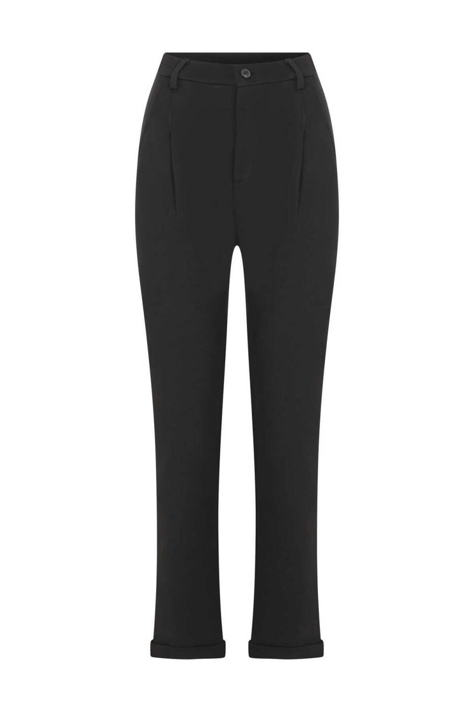  Duble Paça Sweat Kadın Pantolon Siyah - 1