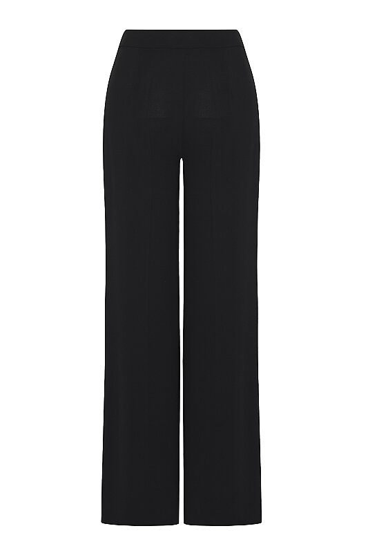 Düz Paça Pantolon Siyah - Roman (1)