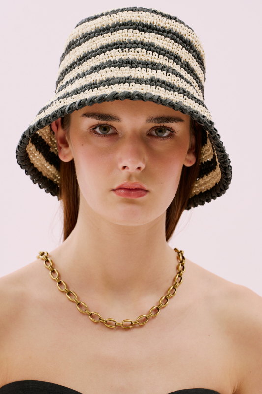 El Yapımı Hasır Şapka Standart Renk - Roman