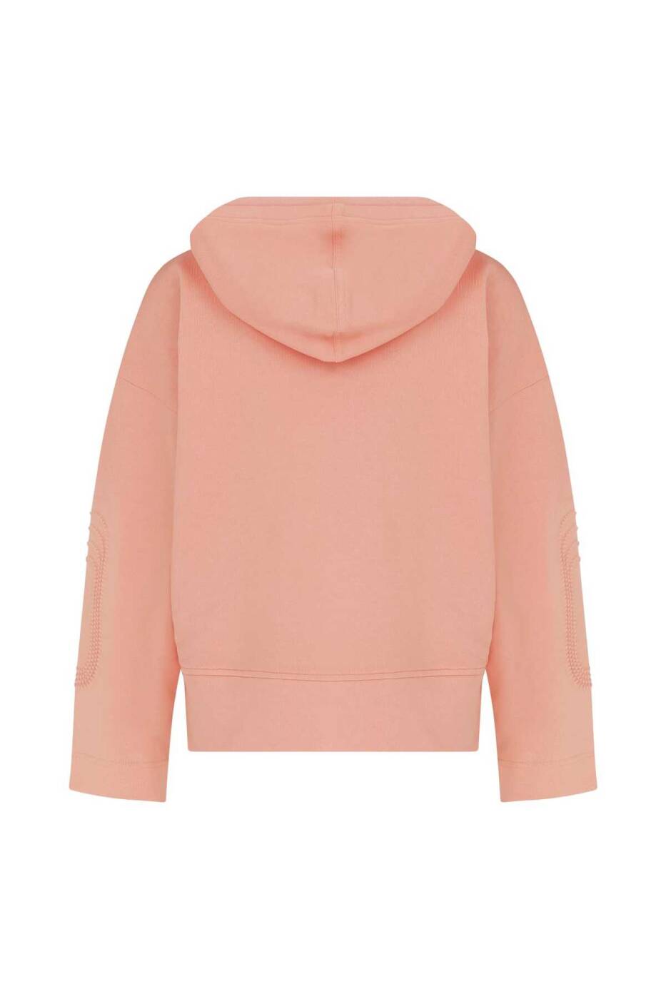  Fermuarlı Kadın Sweatshirt Somon - 5