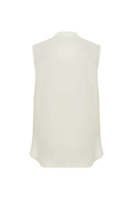 Fırfır Detaylı Krep Bluz Lime - Roman (1)