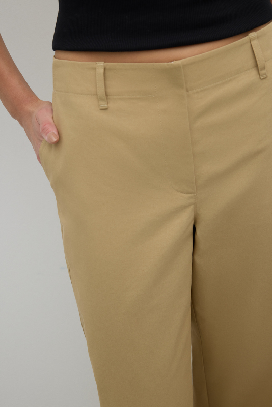 Geniş Paça Pantolon Kahve - 5