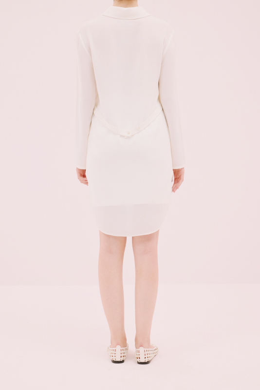 Gömlek Yaka Tunik Kemik - 2