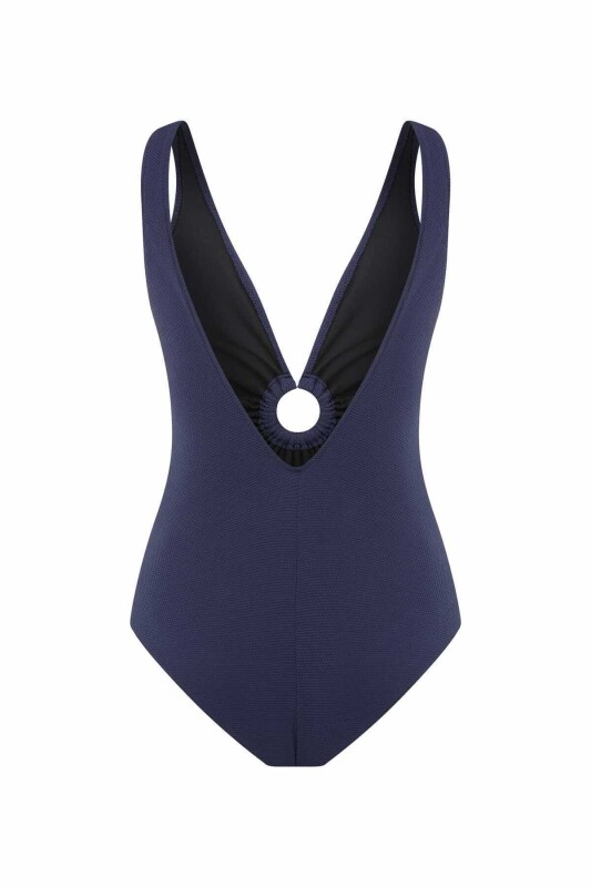 Halkalı Mayo Lacivert - 5