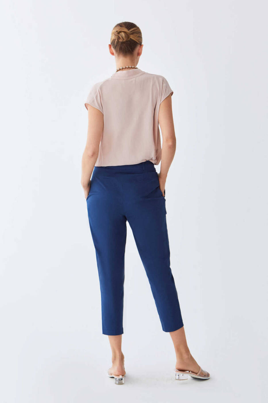 Havuç Model Pantolon Lacivert - 2