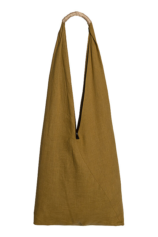Heybe Keten Çanta Olive - 3