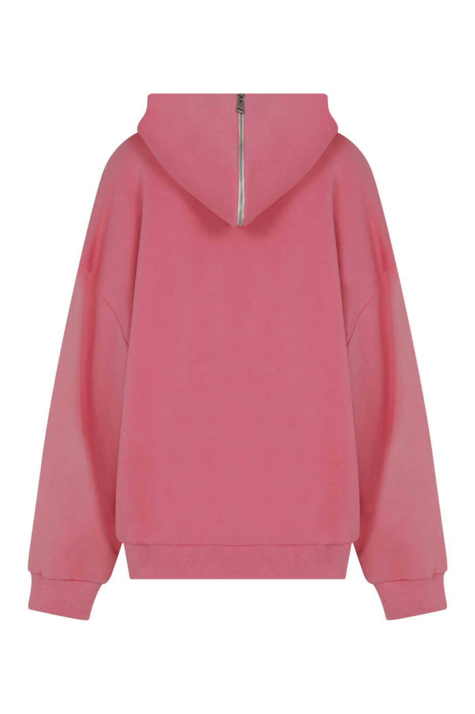  Hoodie Baskılı Kadın Sweatshirt Pembe - 5