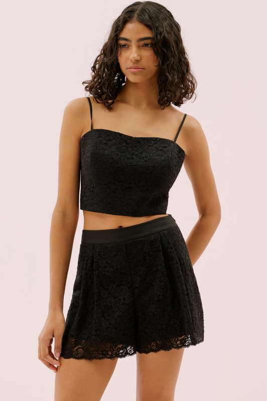 İnce Askılı Büstiyer Siyah - 1